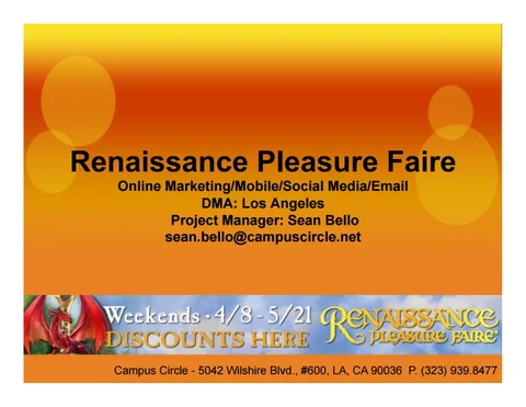 Renaissance Pleasure Faire 2017