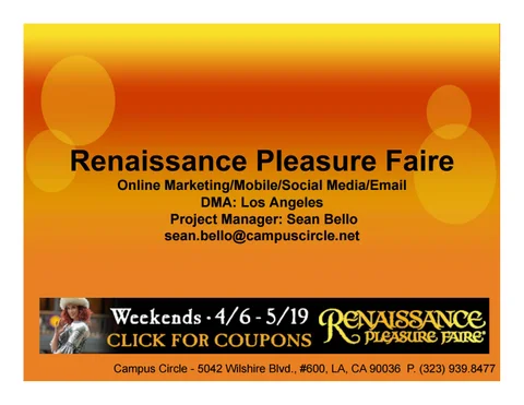 Renaissance Faire 2019