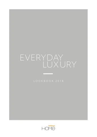 Sainsbury's 家居 Everyday 轻奢 家具型录