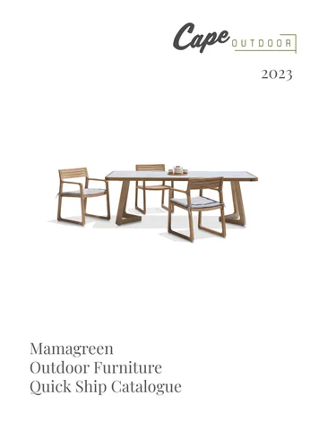Cape Retail Group 家具目录 · Cape 户外 Mamagreen 家具 ( 现货 )