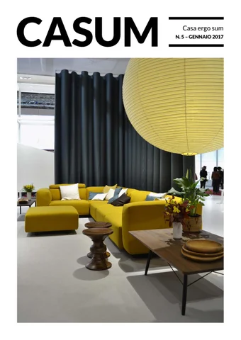 CASUM 家具目录 · – N. 5 Arredamento, 室内 design, architettura – Salone del Mobile di Milano 2016 – iSaloni