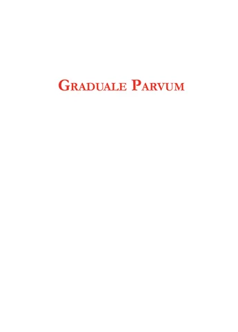 Graduale Parvum - Chants Between the Readings