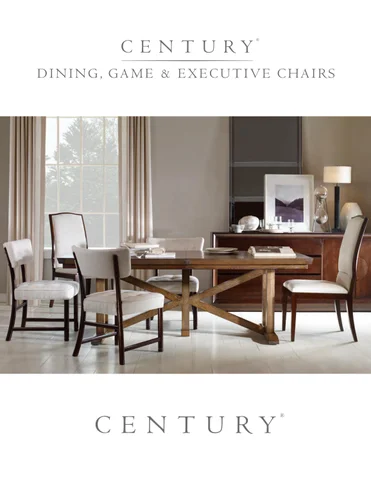 CenturyFurniture 家具目录 · Century Dining, Game × Executive Chairs