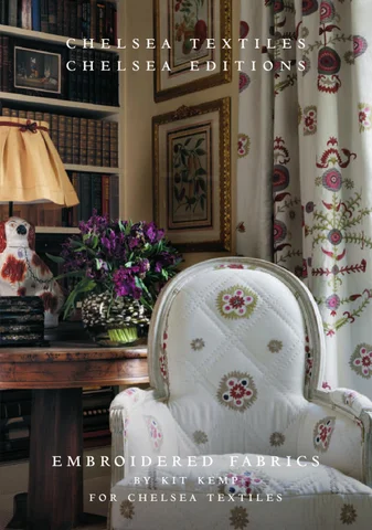 Kit Kemp for Chelsea Textiles 家具目录 · Embroidered Fabrics by