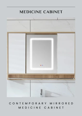 现代 Mirrored Medicine 柜