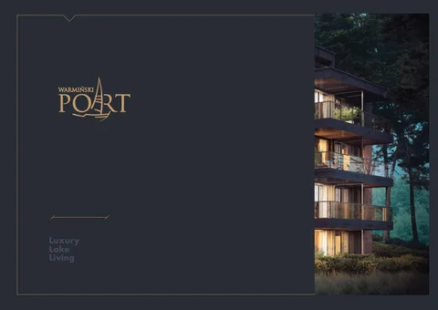 Warmiński Port - 轻奢 LAKE LIVING. INWESTYCJA 高端 Z LINIĄ BRZEGOWĄ