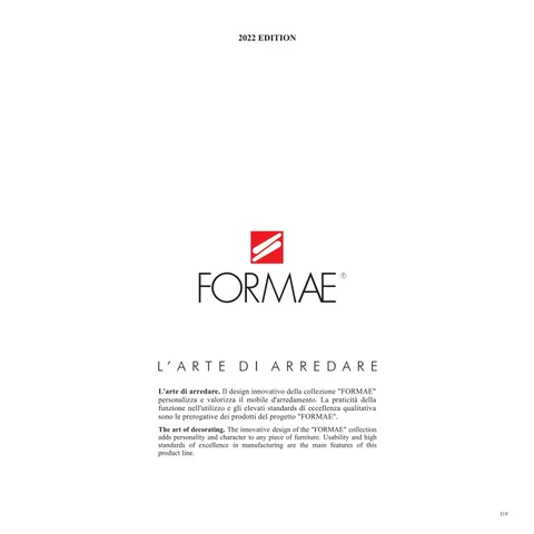 Colombo Design S.p.A. FORMAE 家具产品集 COLOMBO DESIGN 目录 2022