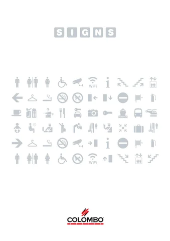 Colombo Design S.p.A. 家具目录 · Cat. Signs