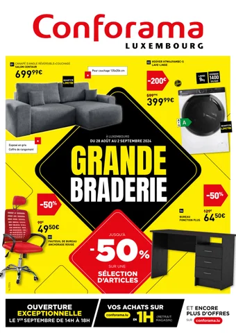 BRADERIE - CONFORAMA LUXEMBOURG