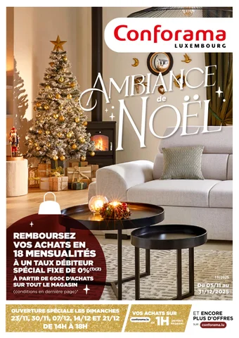 AMBIANCE 德文 NOEL - CONFORAMA LUXEMBOURG