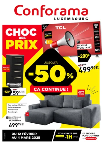 CHOC DES PRIX 2 - CONFORAMA LUXEMBOURG