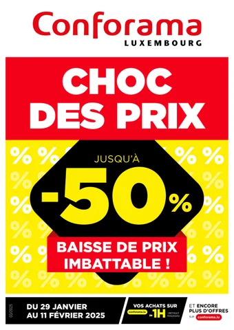 CHOC DES PRIX 1 - CONFORAMA LUXEMBOURG