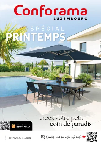 SPECIAL PRINTEMPS - CONFORAMA LUXEMBOURG