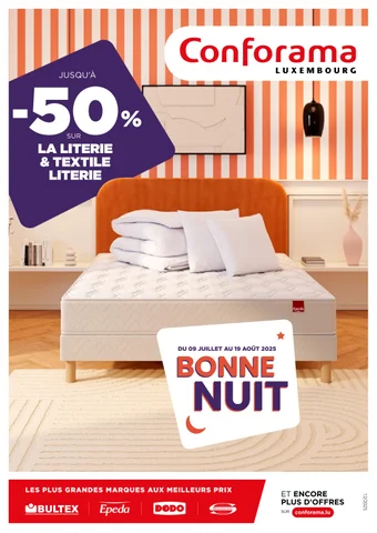 DOC 12 LITERIE ETE - CONFORAMA LUXEMBOURG