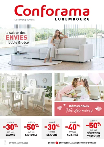 Conforama.lu 家具目录 · La saison des envies 家具 × déco