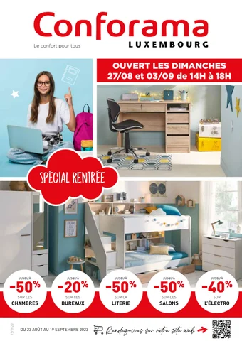 Conforama.lu 家具目录 · SPÉCIAL RENTRÉE