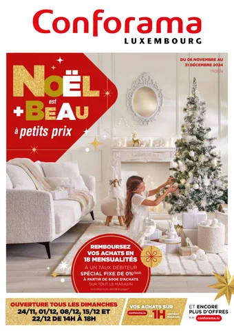 NOEL EST PLUS BEAU A PETITS PRIX - CONFORAMA LUXEMBOURG