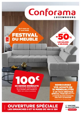 FESTIVAL DU 家具 - CONFORAMA LUXEMBOURG