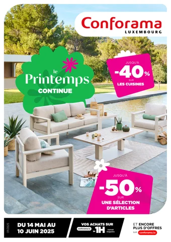 LE PRINTEMPS CONTINUE - CONFORAMA LUXEMBOURG