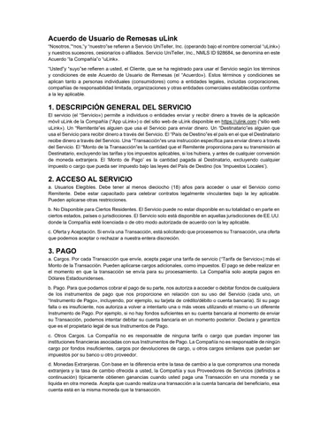 uLink User Agreement 261002 西文