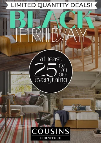 Cousins 家具 Black Friday 电子版 手册 2025