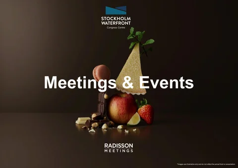 Radisson Blu Waterfront 酒店 , Stockholm - Good Food - English