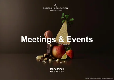 Radisson 家具产品集 Strand 酒店 , Stockholm - Good Food - English