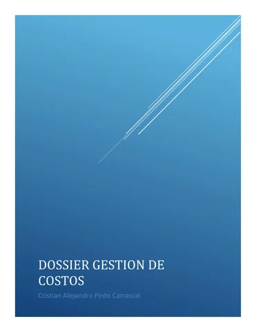 Dossier 德文 Gestion 德文 Costos
