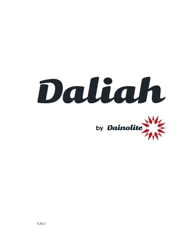DALIAH 灯饰目录 -REVISED MARCH 4