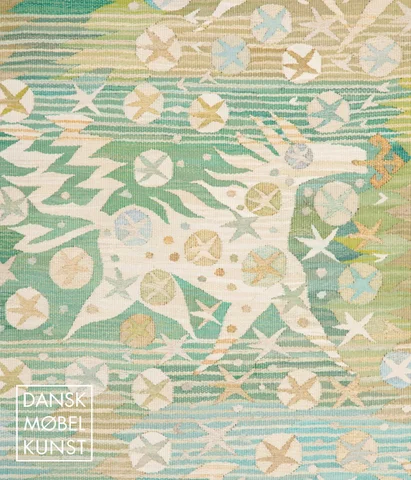 Barbro Nilsson's Energetic River Horse Tapestries
