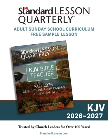 Standard Lesson Quarterly KJV Sample 2026-2027