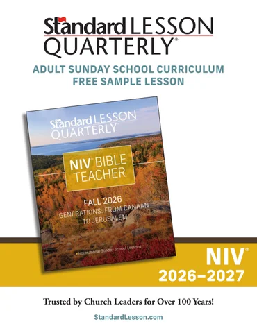 Standard Lesson Quarterly NIV Sample 2026-2027