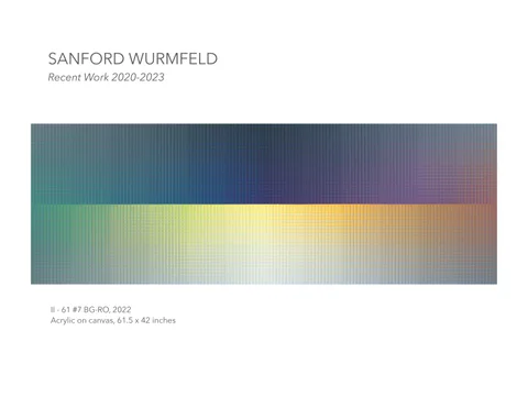 Sanford Wurmfeld "Recent Work 2020-2023