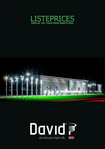 David Super-Light 灯饰目录 · Listprices ENG complet october 2020