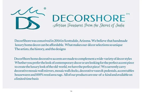 Mosaic Wall Mirror, Mosaic Wall Art, Vases, By DecorShore