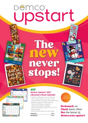 2026 Library Fall Essentials Upstart Insert