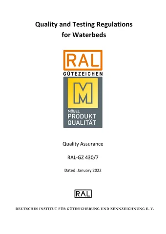 RAL-GZ 430 7 Waterbeds 2022
