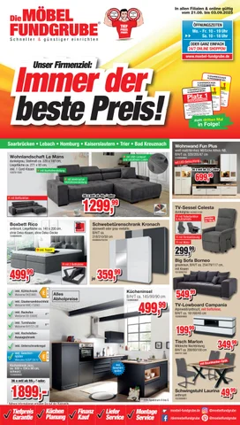 Die Möbelfundgrube Prospekt KW 34