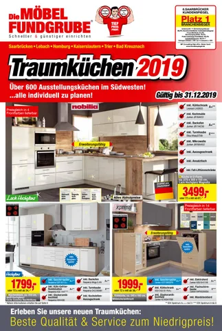 Die Möbelfundgrube Martin Eckert GmbH 家具目录 · Die Möbelfundgrube Küchenkatalog 2019
