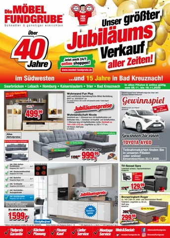 Die Möbelfundgrube Martin Eckert GmbH 家具目录 · Die Möbelfundgrube Prospekt kW 45