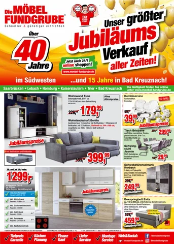 Die Möbelfundgrube Martin Eckert GmbH 家具目录 · Die Möbelfundgrube Prospekt KW 47