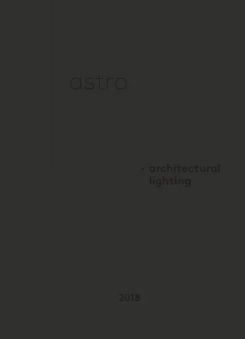 ASTRO 2018 建筑 灯饰
