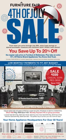 家具 Fair 4th Of July Sale
