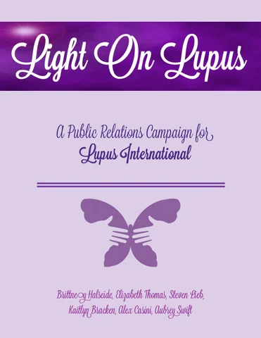 Lupus 国际 - Public Relations Campaign