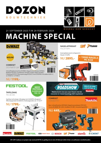 Dozon B.V. 灯饰目录 · Machine Special 2023 - 2024