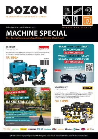 Machinespecial 2026-2027