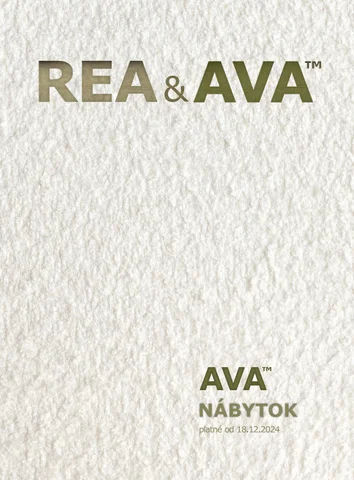REA × AVA, SK 家具目录 nábytku AVA, 1/2024