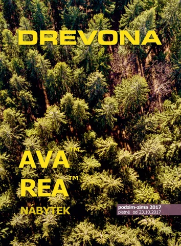 REA & AVA DREVONA, CZ 家具目录 nábytku REA, podzim-zima 2017