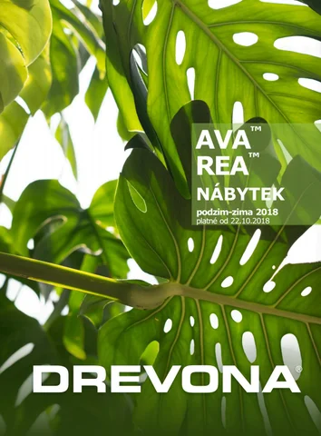 REA & AVA DREVONA, CZ 家具目录 nábytku, podzim-zima 2018