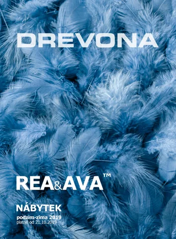 REA & AVA , CZ 家具目录 nábytku DREVONA, podzim-zima 2019